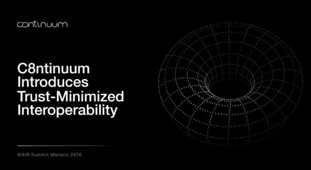 c8ntinuum Unveils Trust-Minimized Blockchain Interoperability Architecture at WAIB Summit Monaco 2026